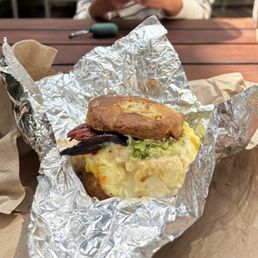 Special breakfast sandwich