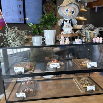 Lazy Dough - Bakery cabinet at the order desk - Breakfast & Brunch Near Me - Long Beach, California Lazy Dough - Bakery cabinet at the order desk - Breakfast & Brunch Near Me - Long Beach, California