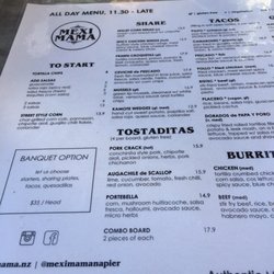 Mexi mama - Part of menu