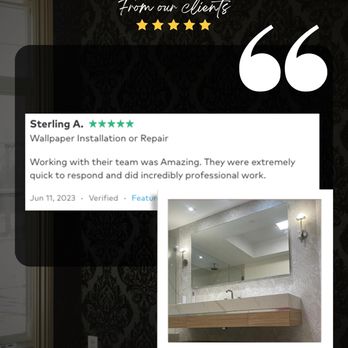 Broccato Wallpaper - Customer reviews - Wallpapering Near Me