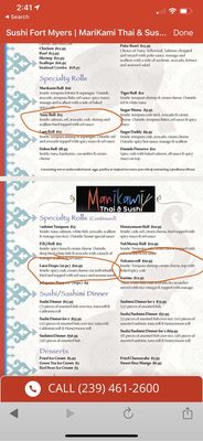 Menu photo 7 Marikami Thai & Sushi Lehigh Acres, FL Menu photo 7 Marikami Thai & Sushi Lehigh Acres, FL