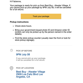 Best Buy - There is no bar code - Appliances Near Me - Los Angeles, California