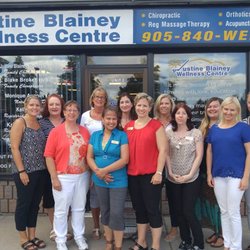 Justine Blainey Wellness Centre - Our Blainey Wellness team in front of our office location