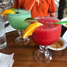 Medium sized margaritas, artfully presented. Medium sized margaritas, artfully presented.
