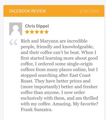 East Coast Roast Coffee by null