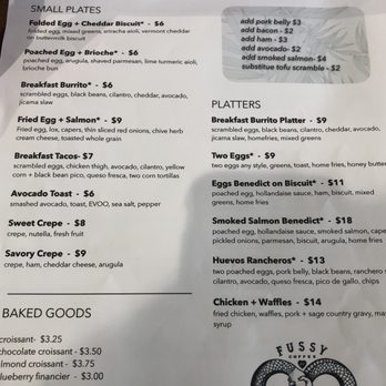 Fussy Coffee - Menu page 4 of 5 (Jan 2019) - Coffee & Tea Near Me - New Haven, Connecticut Fussy Coffee - Menu page 4 of 5 (Jan 2019) - Coffee & Tea Near Me - New Haven, Connecticut