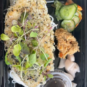 Artizen - MOCHI CRUSTED FISH (BRUNCH) - Cafes Near Me - Honolulu, Hawaii Artizen - MOCHI CRUSTED FISH (BRUNCH) - Cafes Near Me - Honolulu, Hawaii