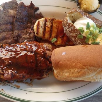 Lumberjacks Restaurant - BBQ Combo with Baked Potato - Diners Near Me - Redding, California