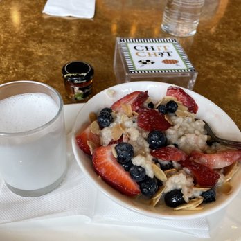 Chit Chat Diner - Warm fruity oatmeal (modified) w coconut milk - Diners Near Me - West Orange, New Jersey Chit Chat Diner - Warm fruity oatmeal (modified) w coconut milk - Diners Near Me - West Orange, New Jersey