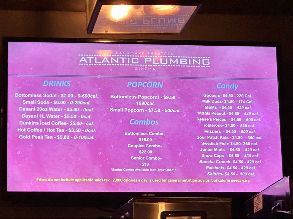 Social spots from Landmark Theatres - Atlantic Plumbing Cinema