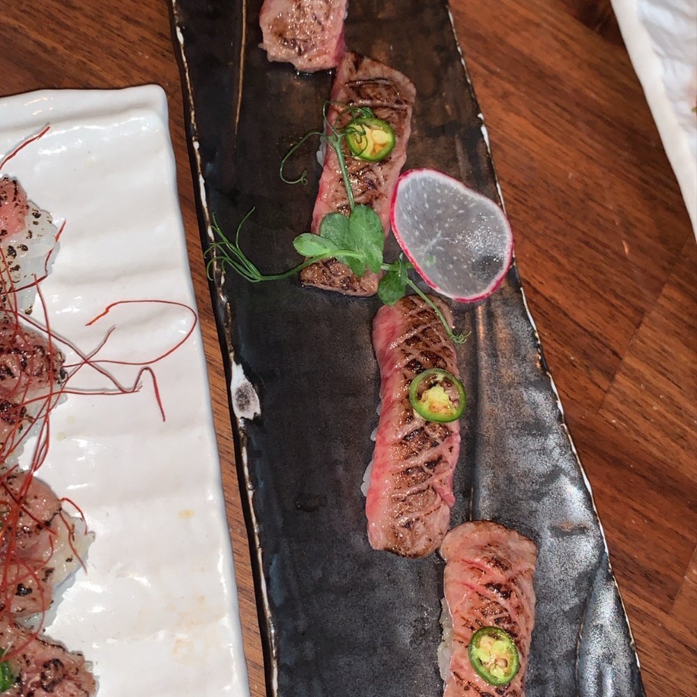 MF Sushi - A5 Wagyu Beef Aburi - Sushi Bars Near Me - Houston, Texas MF Sushi - A5 Wagyu Beef Aburi - Sushi Bars Near Me - Houston, Texas