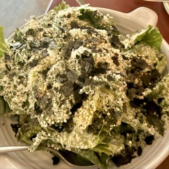 Little Water - Caesar-Like Salad w/little gem lettuce, nori & toasted benne - New American Near Me - Philadelphia, Pennsylvania Little Water - Caesar-Like Salad w/little gem lettuce, nori & toasted benne - New American Near Me - Philadelphia, Pennsylvania