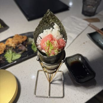 Chef JUN - Bay Ho - Chef choice hand roll - Japanese Near Me - San Diego, California Chef JUN - Bay Ho - Chef choice hand roll - Japanese Near Me - San Diego, California