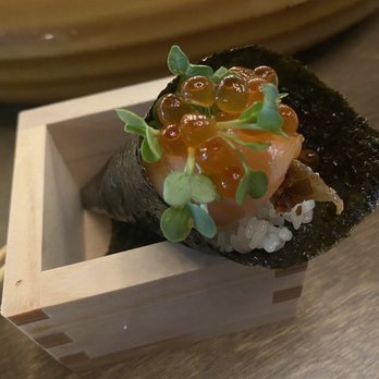 Edoko Omakase - Salmon lovers roll - Sushi Bars Near Me - Irving, Texas