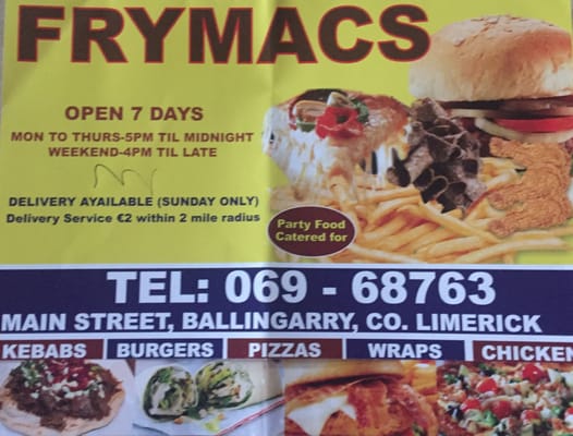 Menu photo 4 Frymacs Main Street, LK