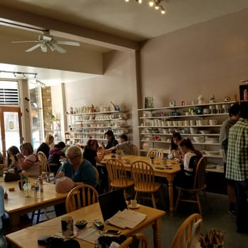 All Fired Up - Super busy on a weekday! - Paint-Your-Own Pottery Near Me - Burlingame, California