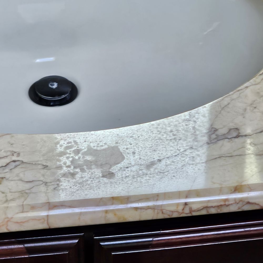 A&B Cleaning Services - Cleaning chemical spotting on marble - Home Cleaning Near Me A&B Cleaning Services - Cleaning chemical spotting on marble - Home Cleaning Near Me