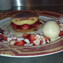 Le Pasturier - Fraises gratinées au champagne
