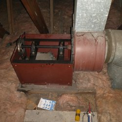 Schmidt Heating and Air Condition - Rebuilding exhaust fan for commercial range hood.