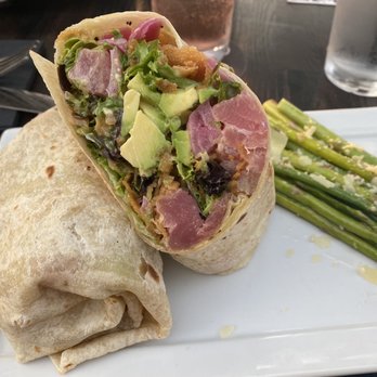 H H Cotton's - Ahi crunch Wrap! - Sports Bars Near Me - San Clemente, California H H Cotton's - Ahi crunch Wrap! - Sports Bars Near Me - San Clemente, California