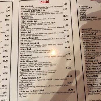 Konnichiwa - Menu - Japanese Near Me - Winston-Salem, North Carolina