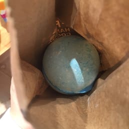 Frozen bath bomb
