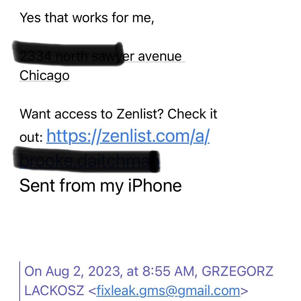 General Moisture Solutions - a text message sent to a customer - General Contractors Near Me - Chicago, Illinois General Moisture Solutions - a text message sent to a customer - General Contractors Near Me - Chicago, Illinois