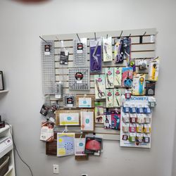Cookie's Fabrics - One of our Notions areas.