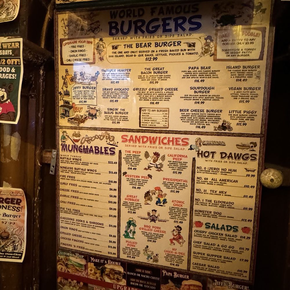 Madison Bear Garden - The menu - Bars Near Me - Chico, California