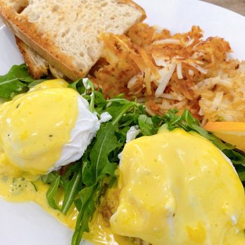 Shorehouse Kitchen - Crispy Parmesan Risotto & Honey Cured Bacon close up - Breakfast & Brunch Near Me - Carlsbad, California