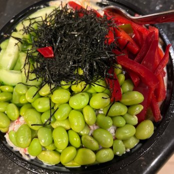 Sweet Poké - Large Shrimp Lover Bowl with Salmon - Poke Near Me - Las Vegas, Nevada