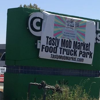 Tasty Mob Market - a sign for tasty mob market - Food Trucks Near Me - Sunnyvale, California Tasty Mob Market - a sign for tasty mob market - Food Trucks Near Me - Sunnyvale, California