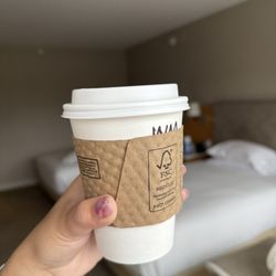 Hyatt Regency Long Beach - White mocha oat milk latte