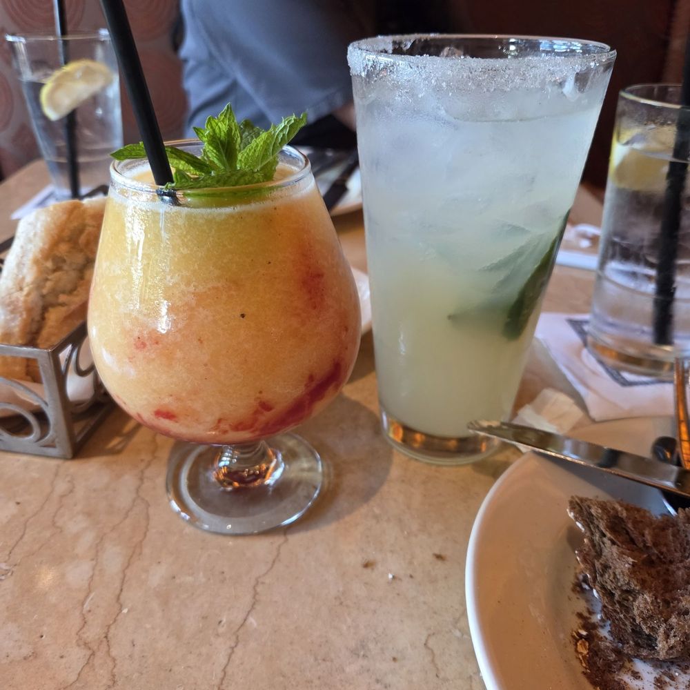 The Cheesecake Factory - Georgia peach & cucumber mint lemon - Desserts Near Me - Valencia, California The Cheesecake Factory - Georgia peach & cucumber mint lemon - Desserts Near Me - Valencia, California