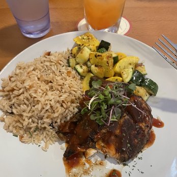 Broken Plate Kitchen - Pan Jerk Chicken and a Tequila Sunrise - Breakfast & Brunch Near Me - Corolla, North Carolina