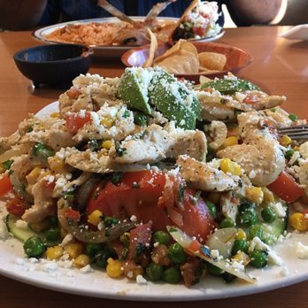 El Mexicali Cafe - Chipotle Chicken Salad, it's good, but chicken needs more seasoning. - Mexican Near Me - Indio, California El Mexicali Cafe - Chipotle Chicken Salad, it's good, but chicken needs more seasoning. - Mexican Near Me - Indio, California