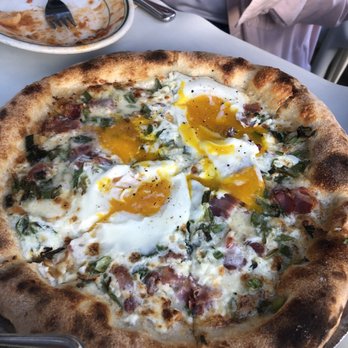 Delfina - Carbonara Pie Pizza (white) - Pizza Near Me - San Francisco, California