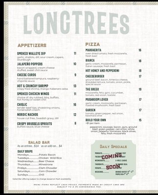 Menu photo 2 Longtrees Alexandria, MN