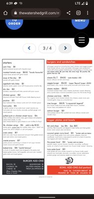 Menu photo 4 The Watershed Grill Brackendale, BC