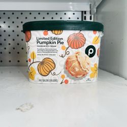 Pumpkin Pie Ice Cream.
