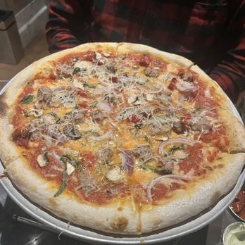 Wildseed - Spicy Italian Sausage pizza - Vegan Near Me - San Francisco, California Wildseed - Spicy Italian Sausage pizza - Vegan Near Me - San Francisco, California