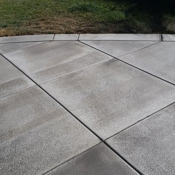 Gold Star Concrete - Great patio done on my porch! Joint details! - Masonry/Concrete Near Me