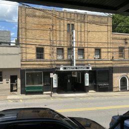 Exterior outside entrance of Range Finder Coffee - View from window stools - Fayetteville, West Virginia Exterior outside entrance of Range Finder Coffee - View from window stools - Fayetteville, West Virginia