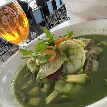 Ballast Point Brewing Long Beach - The ceviche was 10/10 delicious!! - Breweries Near Me - Long Beach, California