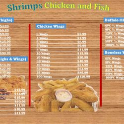 Shrimps Chicken & Fish