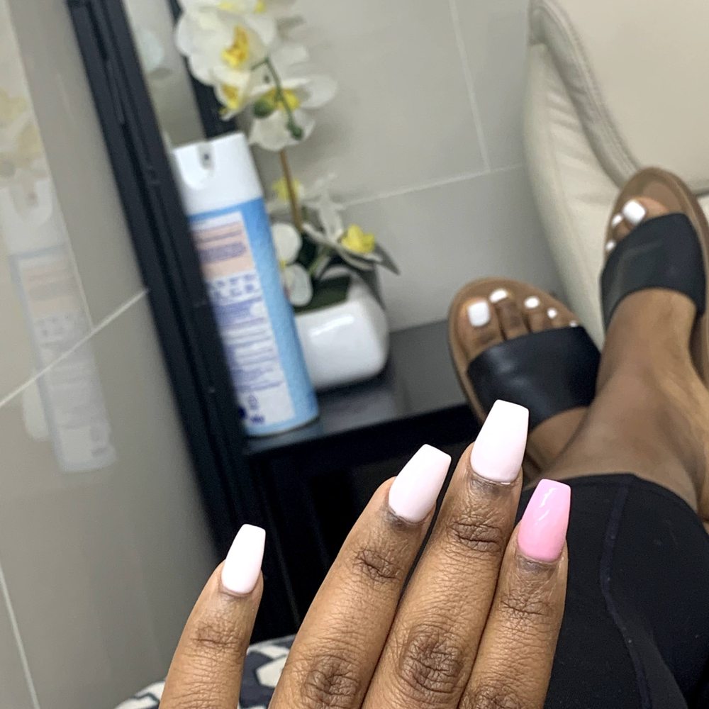 I Luv Nails - Gel fill in on nails and a white gel pedicure. - Nail Salons Near Me - Stockbridge, Georgia I Luv Nails - Gel fill in on nails and a white gel pedicure. - Nail Salons Near Me - Stockbridge, Georgia