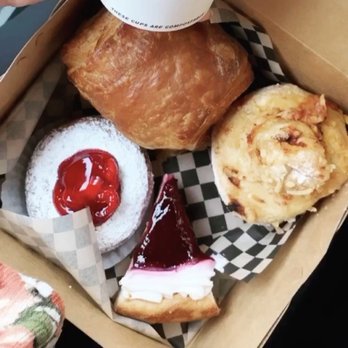 Timeless Coffee - Ham and Cheese Croissant, Cherry Filled Donut, Pesto Cheese Roll - Bakeries Near Me - Oakland, California Timeless Coffee - Ham and Cheese Croissant, Cherry Filled Donut, Pesto Cheese Roll - Bakeries Near Me - Oakland, California