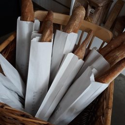 Beautiful basket of baguettes Beautiful basket of baguettes
