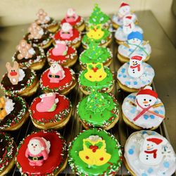 Donut Cravings - Christmas donuts, everything is deliciously edible!!