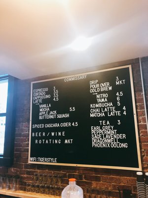 Menu photo 7 Commissary Barber & Barista Indianapolis, IN